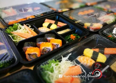 ร้านอาหารญี่ปุ่นขายข้าวกล่องเบนโตะใกล้ฉัน abushi halal halalfoodbangkok