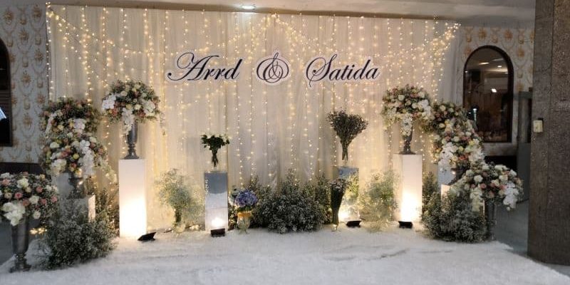 ซุ้มซูชิงานแต่ง จัดขึ้นที่ Moon Star Convention