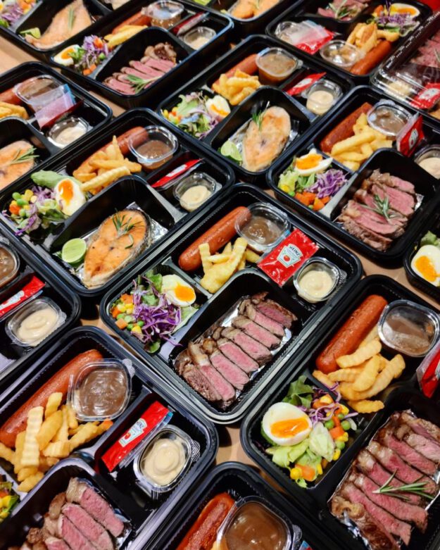 คณะทันตแพทย์มหิดล ไว้วางใจใช้บริการจัดเลี้ยงชุดอาหาร Bento สเต็กเนื้อ