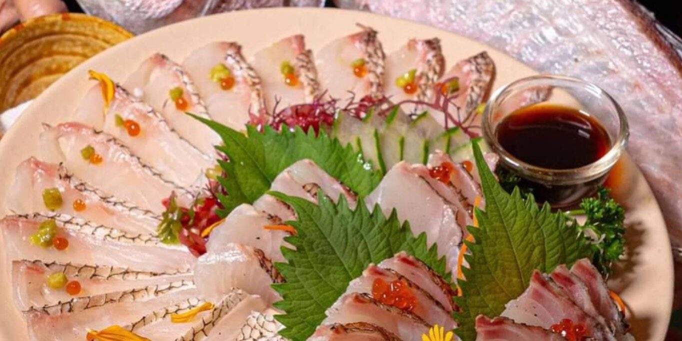Madai Sashimi เมนูที่เราพิถีพิถันขึ้นมาสำหรับปลา Madai