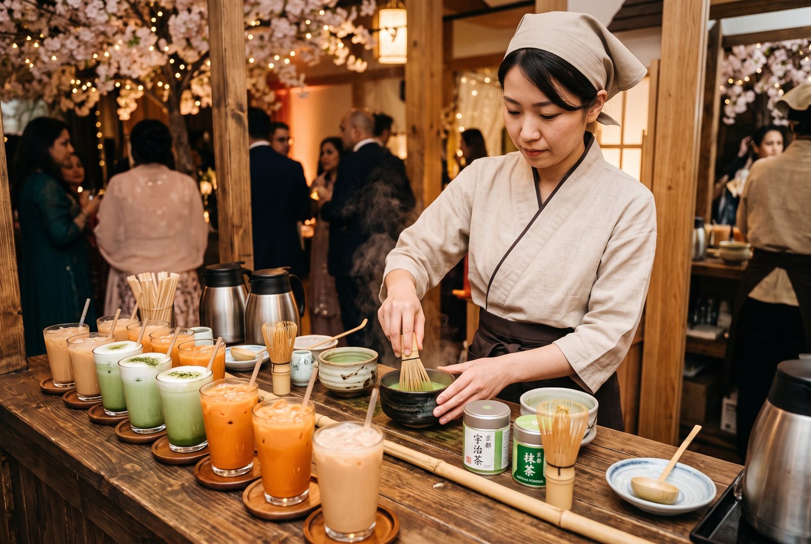 บาร์มัทฉะสด Kyoto Tea Time ชงมัทฉะต่อหน้าแขก เสิร์ฟมัทฉะลาเต้ ชาไทย ชาชัก