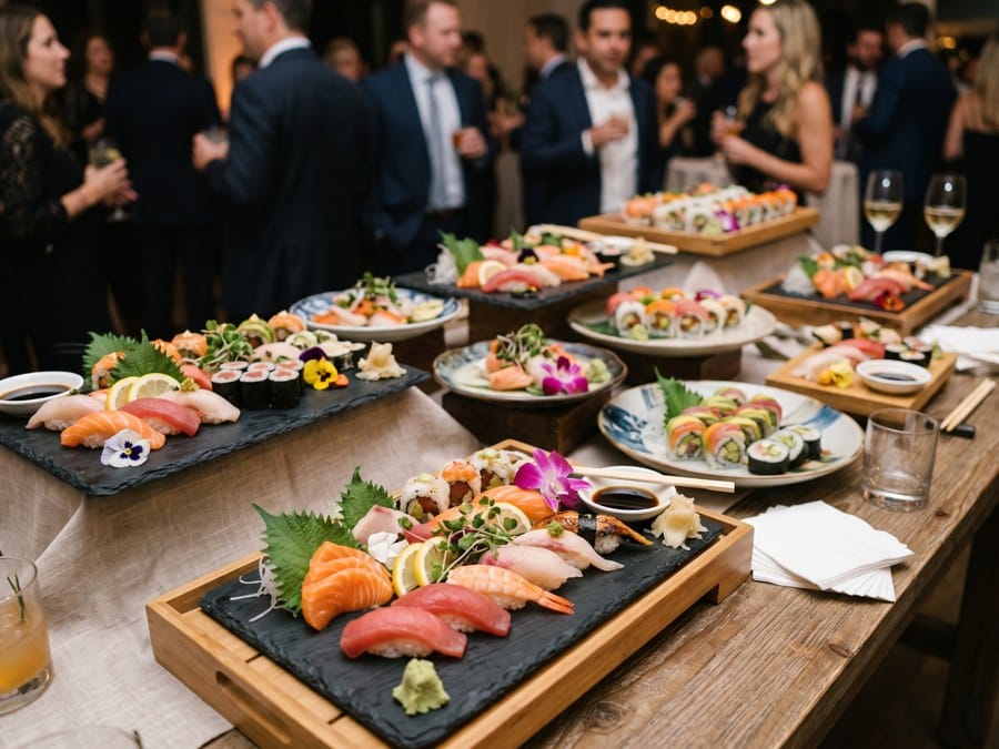 แพคเกจซูชิจัดเลี้ยง Grand Cocktail 800 คำ งานคนเยอะ